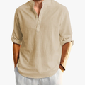 Rimora Cork | Lightweight Linen Shirt for Men – Breathable Summer Beach Style