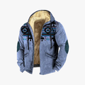 Rimora Cork | Mens Vintage-Look Fleece Jacket - Western Style Hooded Coat
