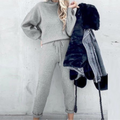 Rimora Cork | Women's Loungewear Co-Ord Set – Soft Jumper & Joggers - Lounge Set