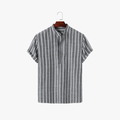 Rimora Cork | Striped Linen Shirt