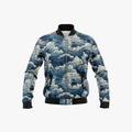 Rimora Cork | Colourful Lightweight Bomber Jacket for Men – Art-Inspired Statement Style and Plus Size