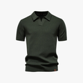 Rimora Cork | Modern Knit Polo Shirt