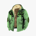 Rimora Cork | Mens Vintage-Look Fleece Jacket - Western Style Hooded Coat