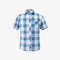 Rimora Cork | Short Sleeve Plaid Shirt
