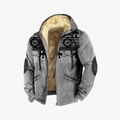 Rimora Cork | Mens Vintage-Look Fleece Jacket - Western Style Hooded Coat