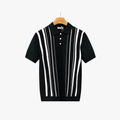 Rimora Cork | Striped Knit Polo