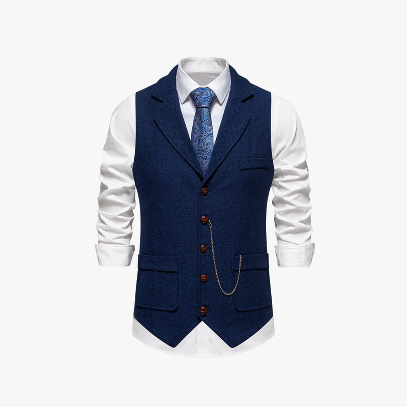 Rimora Cork | Men’s Vintage Suit Vest – British Gentleman Style
