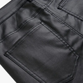 Rimora Cork | Men’s Black Coated Denim Cargo Trousers – Streetwear Punk Style