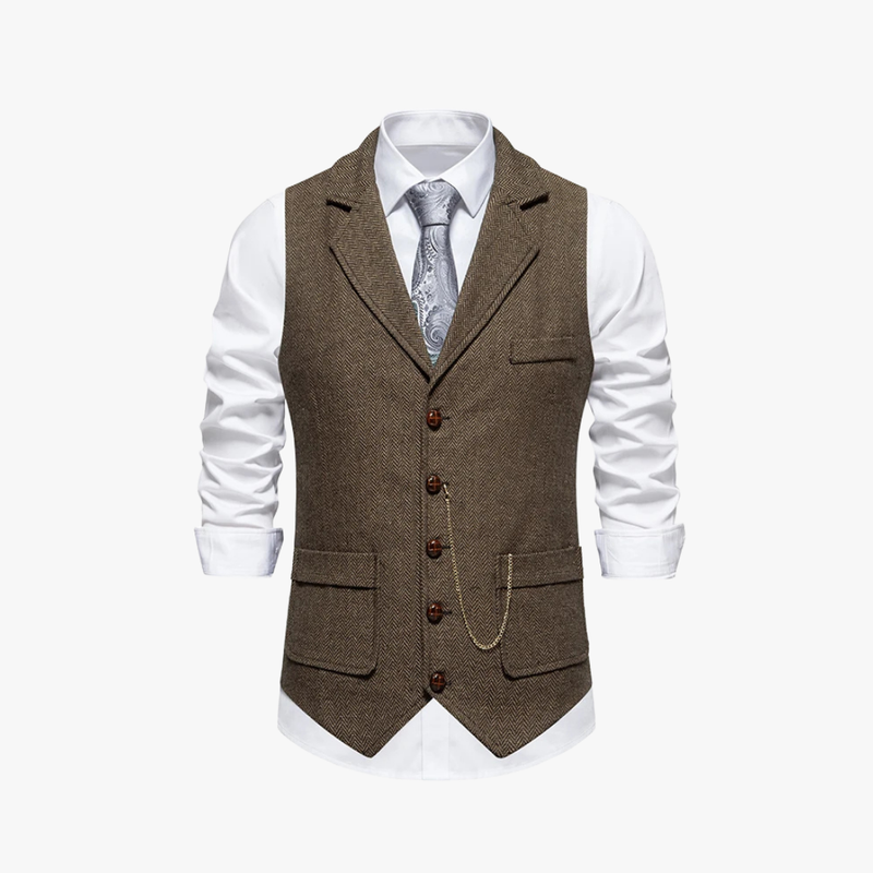 Rimora Cork | Men’s Vintage Suit Vest – British Gentleman Style