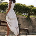 Rimora Cork | Boho White Lace Maxi Dress – Holiday & Beach Style