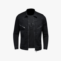 Rimora Cork | Black Denim Jacket