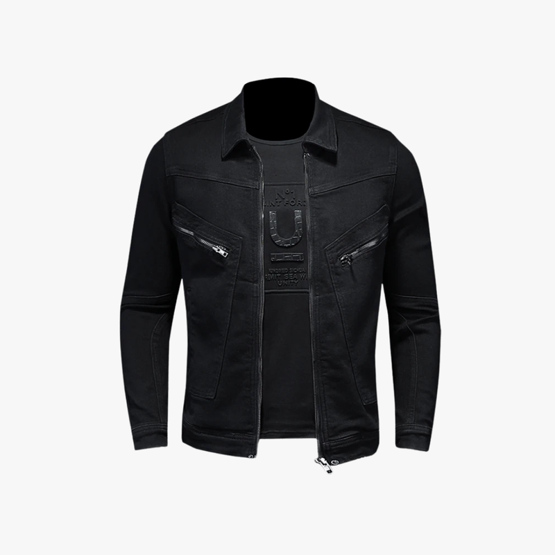Rimora Cork | Black Denim Jacket