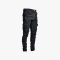 Rimora Cork | Denim Cargo Pants