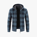 Rimora Cork | Hooded Plaid Zipper