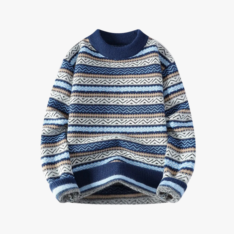 Rimora Cork | Retro Pattern Sweater