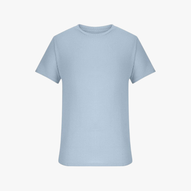 Rimora Cork | Lightweight Waffle Knit T-Shirt for Men – Breathable Summer Style