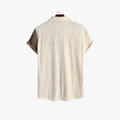 Rimora Cork | Half-and-half Contrast Shirt