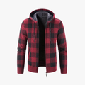 Rimora Cork | Hooded Plaid Zipper