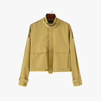 Rimora Cork | Oversized Utility Cropped Jacket