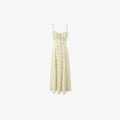 Rimora Cork | Women's Floral Print Dress Women's Summer Boho Casual Midi Dress