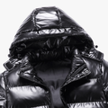 Rimora Cork | Men's shiny black down jacket