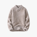 Rimora Cork | Woolen V-Neck Sweater