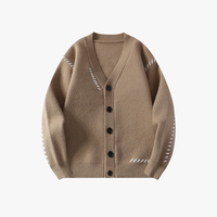 Rimora Cork | Men’s Wool-Blend Knit Cardigan – Soft, Button-Up Winter Sweater