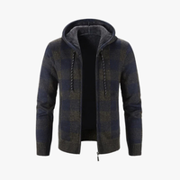 Rimora Cork | Hooded Plaid Zipper