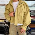 Rimora Cork | Oversized Utility Cropped Jacket