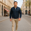 Rimora Cork | Classic Bomber Jacket – Lightweight Zip-Up Windbreaker