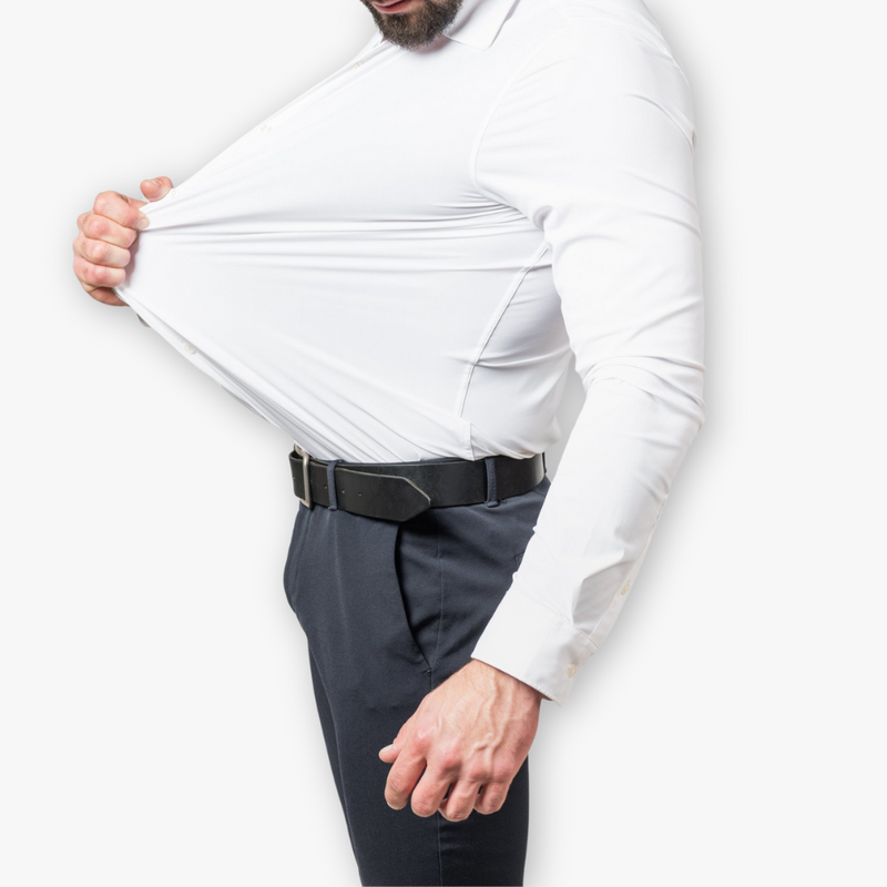 Rimora Cork | Mens Stretch Dress Shirt – Wrinkle-Free Slim Fit Shirt