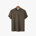 Rimora Cork | Men’s Textured Summer Tee – Breathable Cotton Waffle Shirt