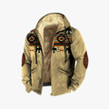 Rimora Cork | Mens Vintage-Look Fleece Jacket - Western Style Hooded Coat