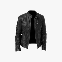 Rimora Cork | Men’s Biker Leather Jacket – Classic Zip Style