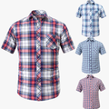 Rimora Cork | Short Sleeve Plaid Shirt