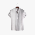 Rimora Cork | Striped Linen Shirt