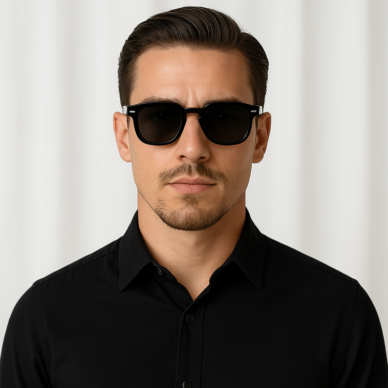Rimora Cork | Summer Polygon Sunglasses – UV400 Protection for Men