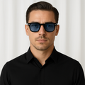 Rimora Cork | Summer Polygon Sunglasses – UV400 Protection for Men