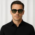 Rimora Cork | Summer Polygon Sunglasses – UV400 Protection for Men