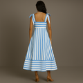 Rimora Cork | Women Summer Sleeveless Striped Maxi Dress