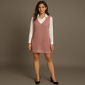 Rimora Cork | Womens Sweater Vest Dress Pattern Knitted Pullovers Sweaters V Neck