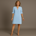 Rimora Cork | Dresses for Women 2025 V Neck Spring Summer Ruffle Long Sleeve