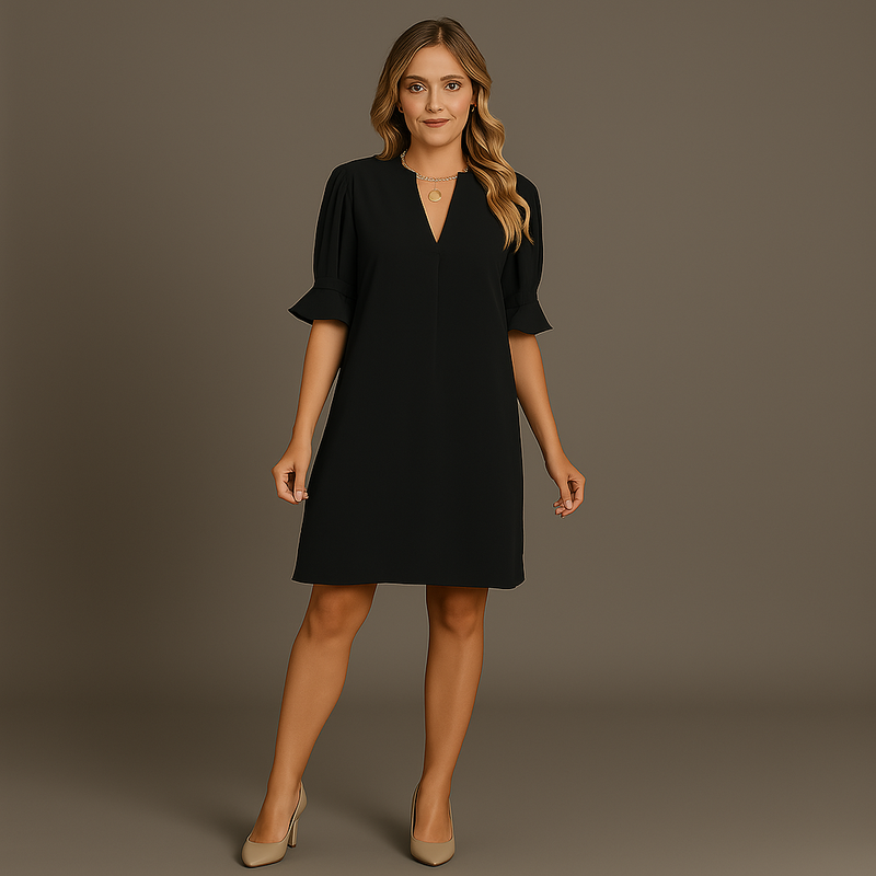 Rimora Cork | Dresses for Women 2025 V Neck Spring Summer Ruffle Long Sleeve