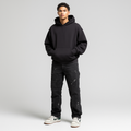 Rimora Cork | Flare jeans in black denim for men