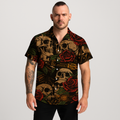 Rimora Cork | Hawaiian Skull Shirt
