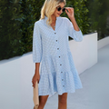 Rimora Cork | Gingham Button-Up Summer Mini Dress – Breezy & Light beach vibe