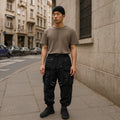 Rimora Cork | Blacked Techwear Pants