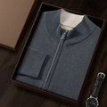 Rimora Cork  | Premium Zipper Cashmere Cardigan