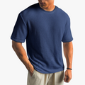 Rimora Cork  | Lightweight Waffle Knit T-Shirt for Men – Breathable Summer Style