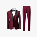 Rimora Cork  | Black Tie & Gala Look - Luxury Slim Fit Men’s Tuxedo – Blazer, Waistcoat & Trousers